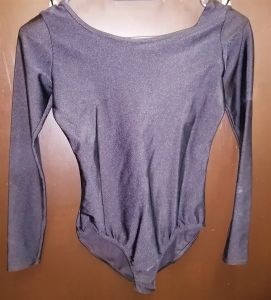 Kids Costumes to Hire - Leotard - Black - Long Sleeves - GIRL